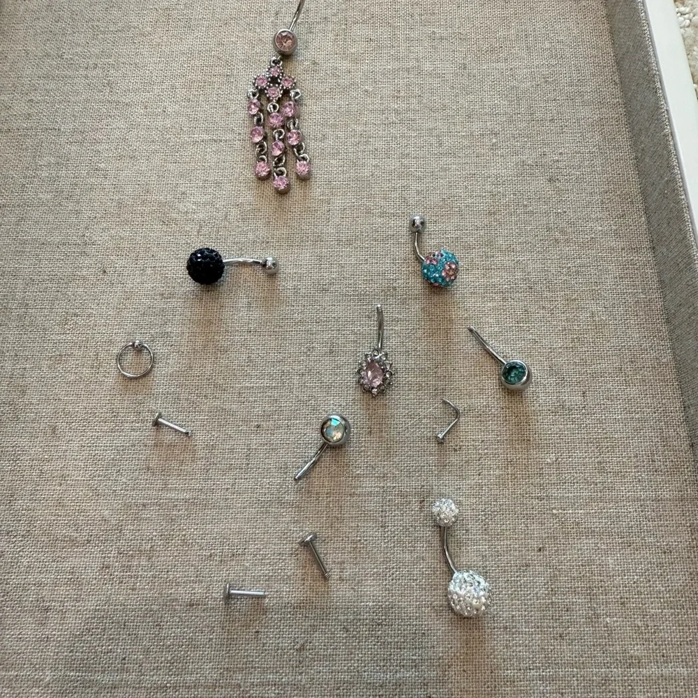 Elegant Silver and Pink Jewelry Set